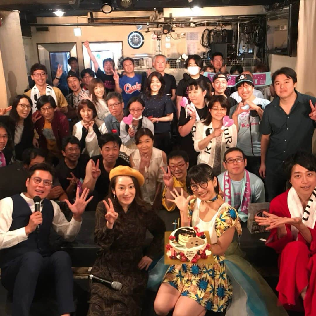 時東ぁみさんのインスタグラム写真 - (時東ぁみInstagram)「バースデーライブ&アフターパーティー無事に終了しました！ ・ 来てくださったみなさん本当にありがとうございました♡ 何歳になっても祝ってもらえるって嬉しいもんですね♡ ・ ケーキに愛犬を入れてくれるところとか、本当完璧すぎて、ファンの皆さんを惚れ直したよね♡ ・ Cheekyさん、ETERNAL JOUNEYさん、RYO TAKAKURAさん、それぞれのファンのみなさんありがとうございました♡ ・ ※盛り上がりすぎて顔にかぶっちゃってる写真ですみません💦 ・ #時東ぁみ #生誕祭 #バースデーライブ #バースデーイベント #ライブ #live #ケーキ #cake #cheeky さん #eternaljourney さん #ryotakakura さん #ファン の皆さん #感謝 #惚れ直した ・ まだ写真あるからまた載せるね♡」9月16日 13時40分 - amitokito