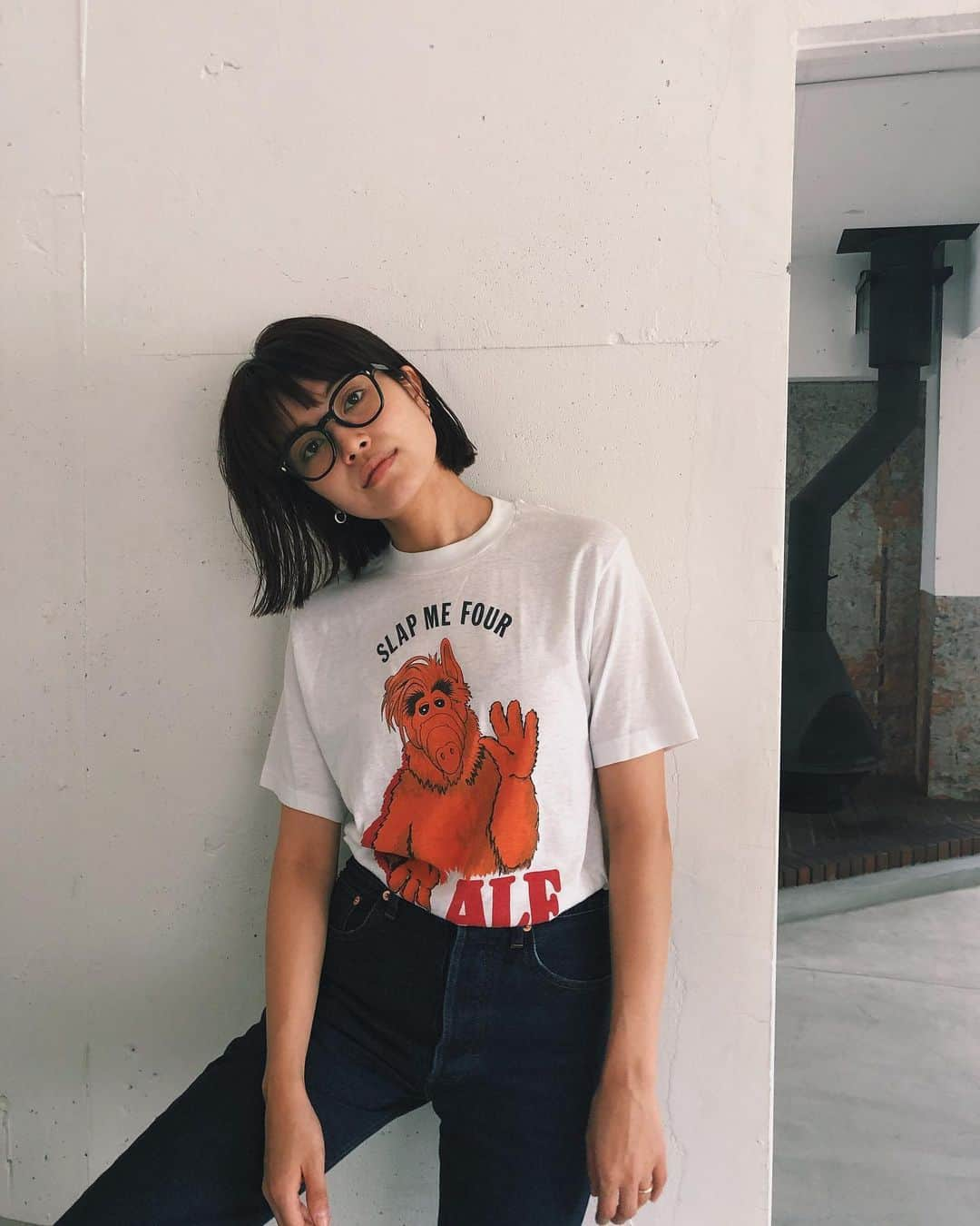 垣内彩未さんのインスタグラム写真 - (垣内彩未Instagram)「❤️ALF❤️ 久々に着てみた vintage  ALF T-shirt🔥👌 #kakiuchiayami服」9月16日 14時06分 - kakiuchiayami