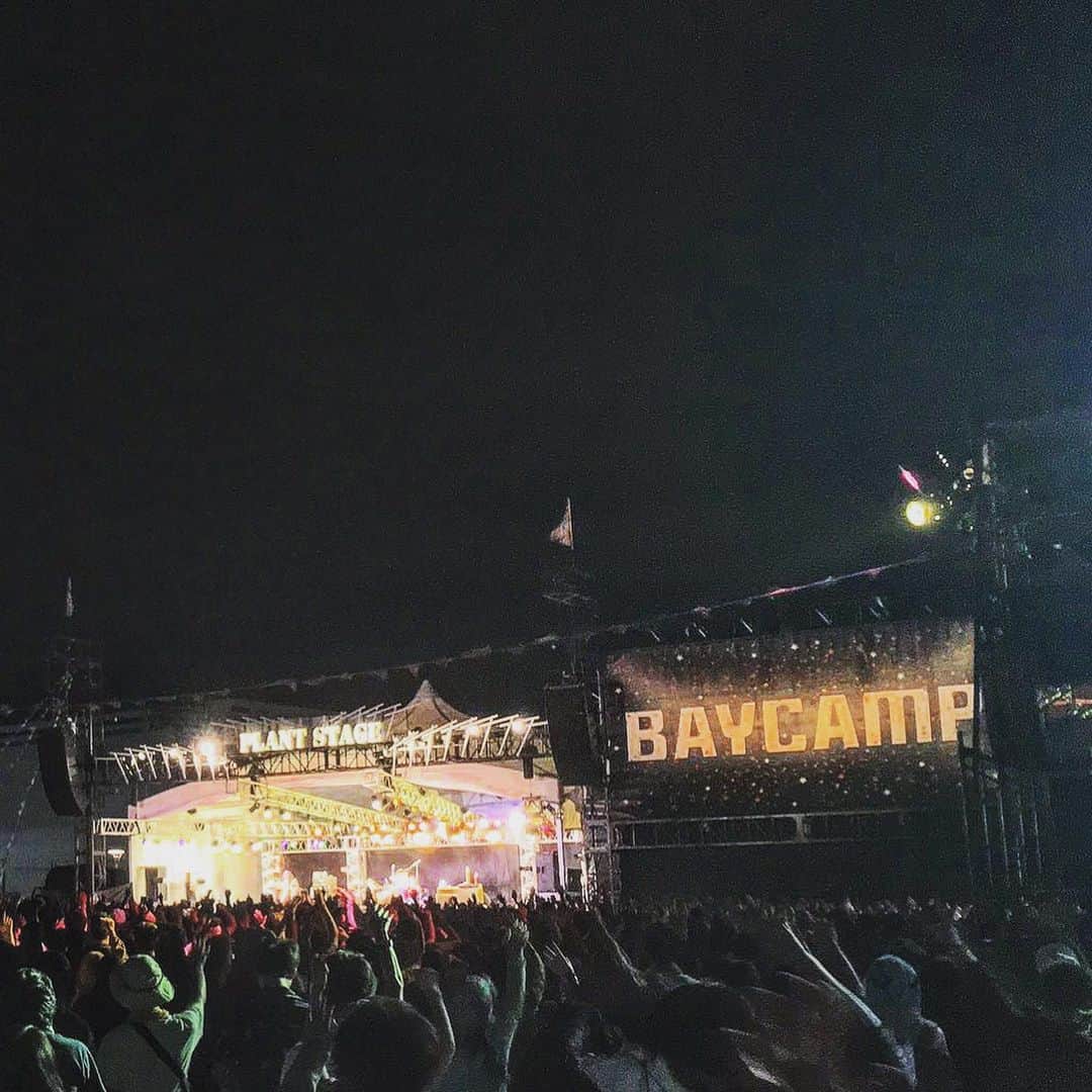 山口隆のインスタグラム：「BAYCAMP2019！ すげー夜でした😍 みんなの熱狂が僕らの音楽を加速させてくれたんだ。  #BAYCAMP」