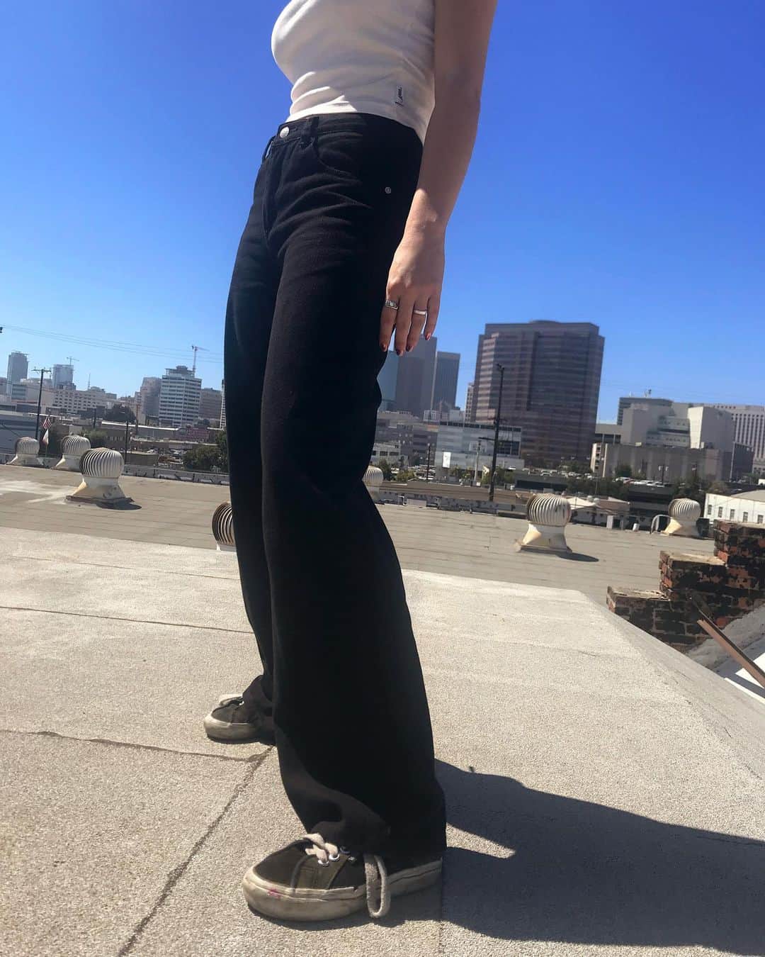 UNIFのインスタグラム：「new . . 。ℂasual ℂhill ℂute .・° ℤ JEAN .。.*・° 。.・° with staple tank (comes in 2 pack) .。.・°」