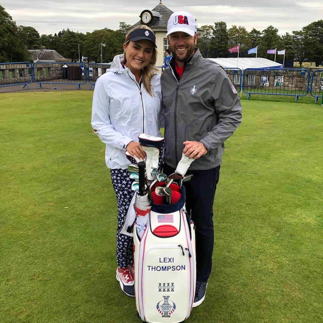 レクシー・トンプソンさんのインスタグラム写真 - (レクシー・トンプソンInstagram)「Such an amazing experience once again at the @solheimcupusa at @thegleneagleshotel . Not the outcome we wanted but we fought strong and tried our best! Congrats to the @solheimcupeuro on playing some amazing golf, well played 👏🏼 thanks to all the volunteers, sponsors and fans for making this event possible! Big thank you to our captain @juliinkster and assistant captains for being some of the best role models, athletes could ask for. Thank you to all the staff at Glen Eagles for the amazing hospitality and the course staff for having the course in great shape for us! Loved representing my country with all my teammates by my side, it was a week I won’t forget ❤️🇺🇸」9月17日 4時05分 - lexi