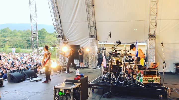 TOTALFATのインスタグラム：「2019.09.01 SWEET LOVE SHOWER 「晴天」 「ONE FOR THE DREAMS」  #TOTALFAT #SLS2019 #ラブシャ #sweetloveshower」