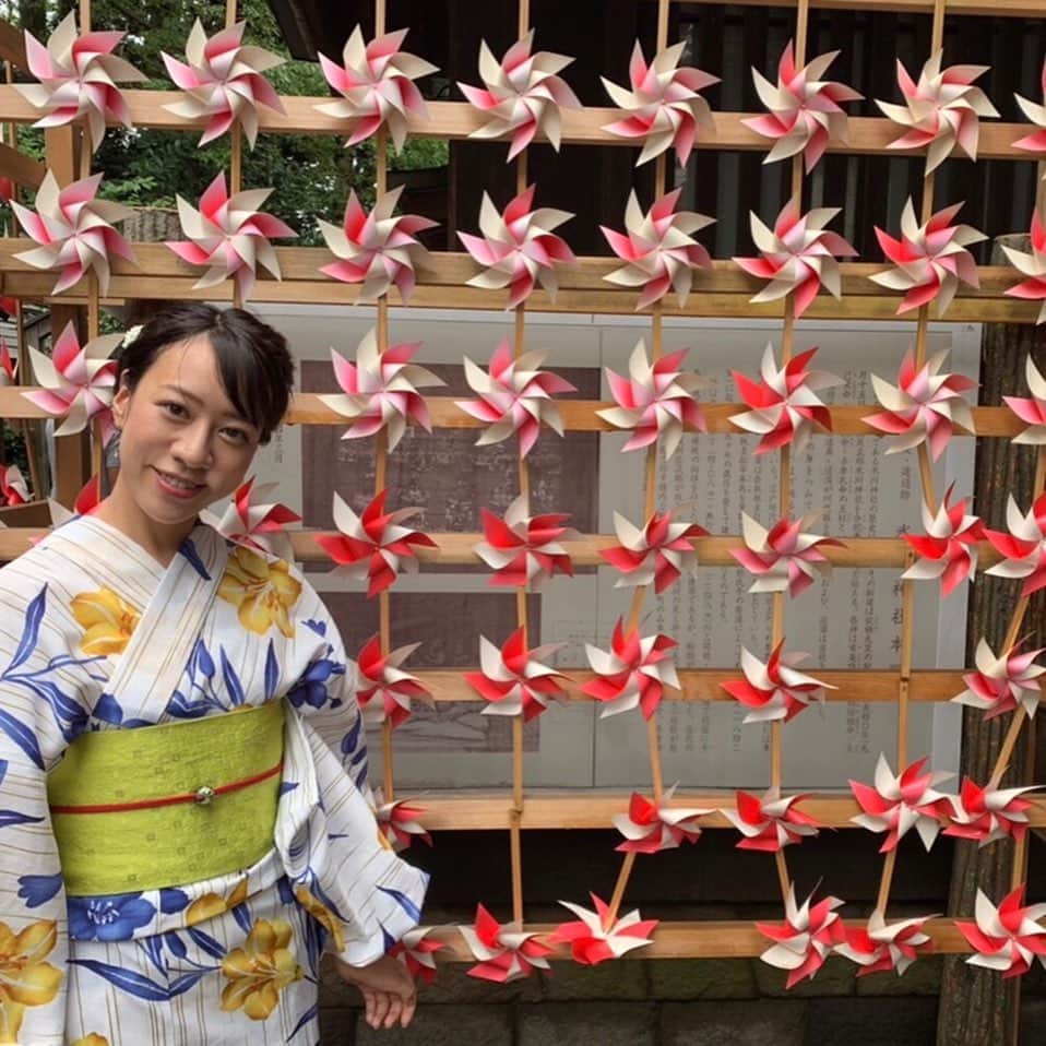長澤彩子のインスタグラム：「川越ステキな街ですね☺️ #川越 #小江戸川越  #氷川神社 #安定の雨女」