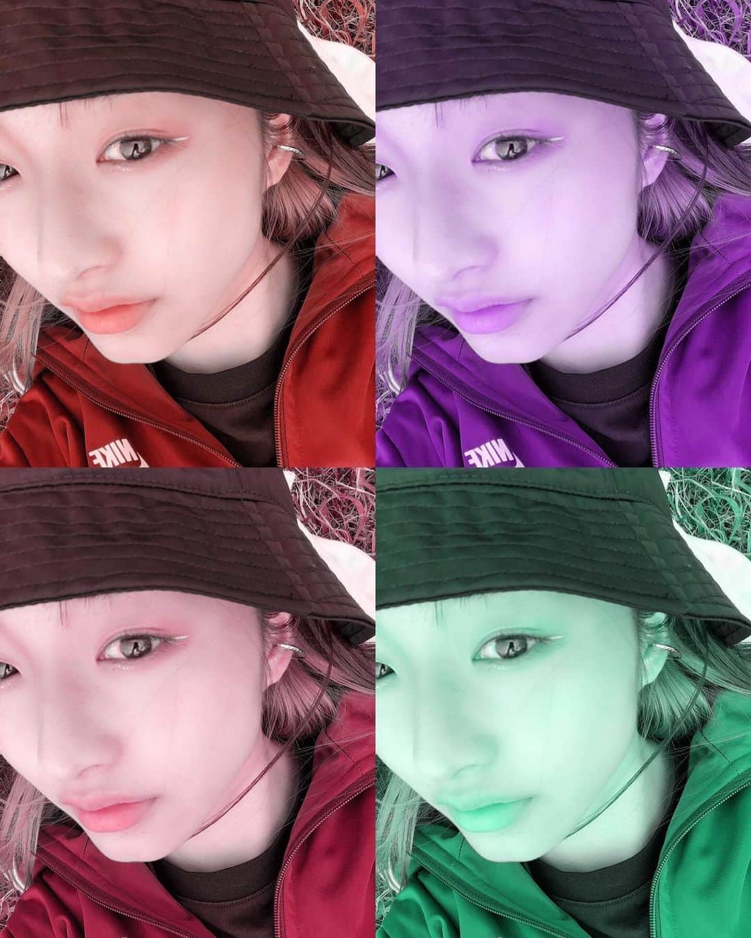 内田珠鈴さんのインスタグラム写真 - (内田珠鈴Instagram)「❤️💜💗💚#selfie」9月16日 20時51分 - shuri_426