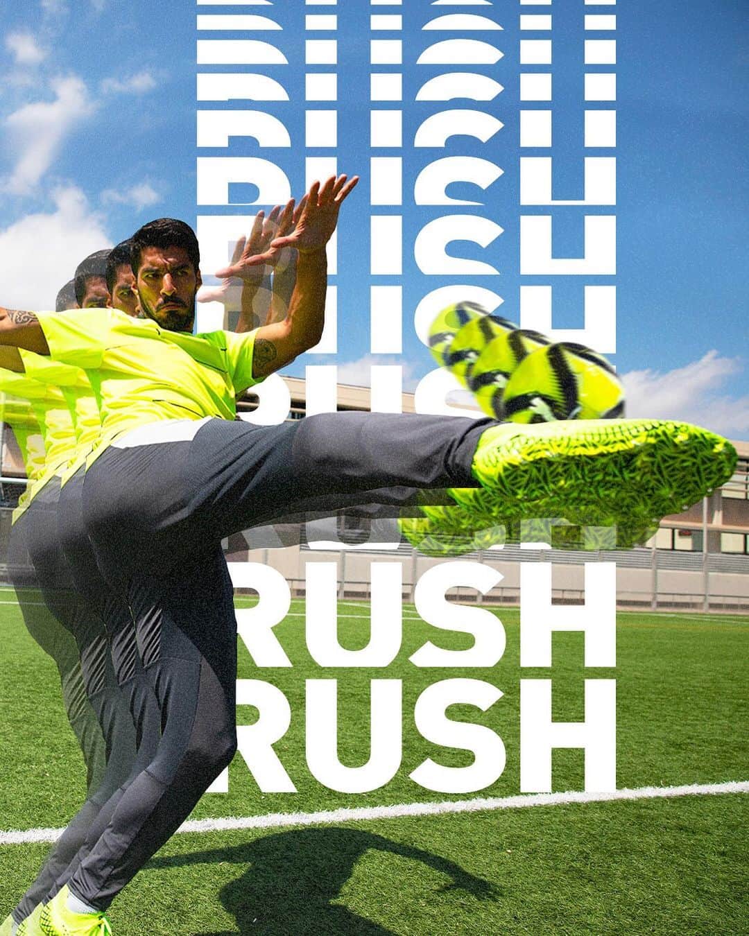ルイス・アルベルト・スアレスさんのインスタグラム写真 - (ルイス・アルベルト・スアレスInstagram)「No fear, no limits, just Rush 🔋 @pumafootball」9月16日 21時27分 - luissuarez9