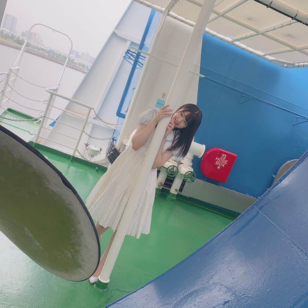 瀧野由美子さんのインスタグラム写真 - (瀧野由美子Instagram)「. STU48 瀧野由美子です ⚓ Instagram始めました 📸 不慣れなことばかりですが 宜しくお願いします！  鉄道とサックスと瀬戸内の景色と 、、、 沢山載せていこうと思います 🥰  お洋服も好きですよ ！！！👗👠 アカウント名に入ってる あんこはうちの愛犬ちゃんです ～ 🐾  #STU48 #STU48号 #船 #瀬戸内 #自己紹介 #撮影 #カメラ  #瀧野由美子 #ゆみりん #初心者 #カメラ女子 #鉄道 #撮り鉄 #鉄オタ #鉄子 #サックス #吹奏楽 #犬 #雑種 #あんこ #えへへ #インスタ始めました #ガルスト #瀧野と千穂と公式」9月16日 22時37分 - yumiko_anko