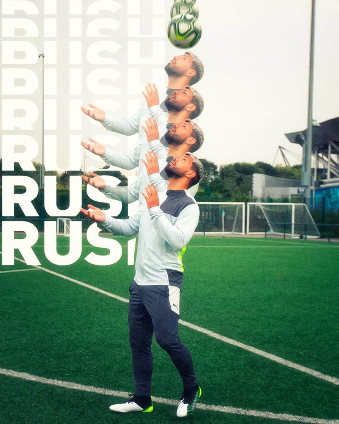 セルヒオ・アグエロさんのインスタグラム写真 - (セルヒオ・アグエロInstagram)「Rush it to the limit 💨💨💨 @pumafootball 🤟🏽」9月16日 22時42分 - kunaguero