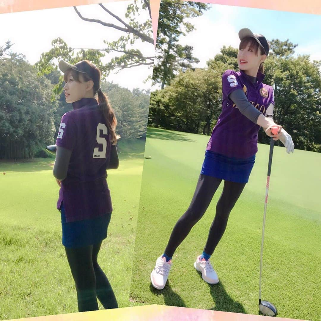 夕霧らいさんのインスタグラム写真 - (夕霧らいInstagram)「宝塚でゴルフにも行ってきたよ🏌️‍♀️ 汗もかいたので、ハーフで着替えました☀️ 今は無人カートなんですよね🎢. . . #golf⛳️ #まだまだ初心者🔰  #水分補給  #しっかり摂る  #キャロウェイ女子  #golfコーデ #golf女子⛳️ #golf動画 #迷惑のないように  #撮っていただいた❤️ #苦手なパターが冴え渡る  #先生の指導が行き届いてた🤣👍 #ありがとうございました🙏🏻」9月16日 22時46分 - 88rairai88