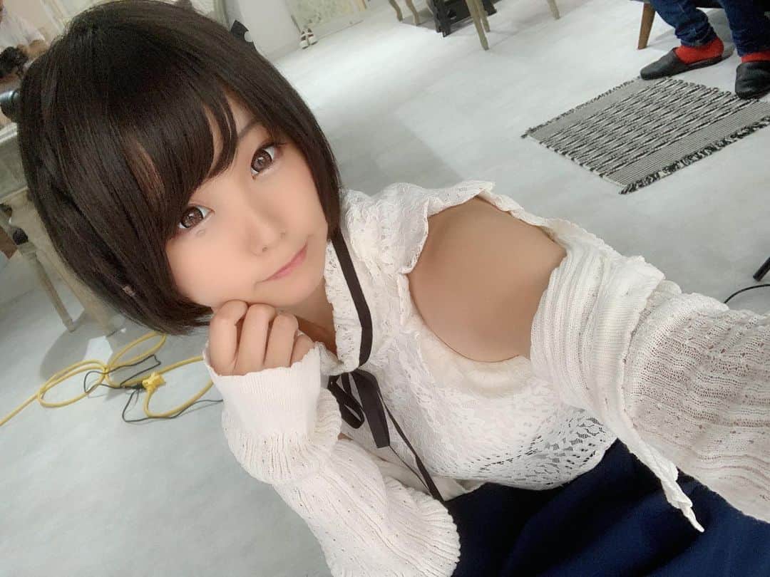 くろねこさんのインスタグラム写真 - (くろねこInstagram)「撮影会でした✨ #selfie #japanesegirl #自撮り#自撮り女子 #黒髪 #黒髪ショート #わんぴーす」9月16日 23時04分 - kuronekoshi_nya