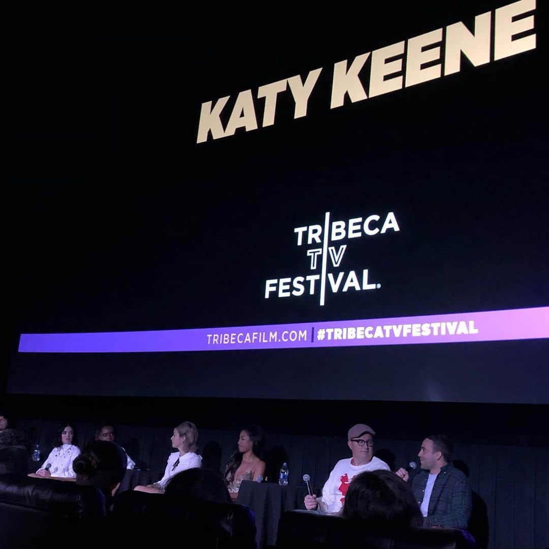 ルーシー・ヘイルさんのインスタグラム写真 - (ルーシー・ヘイルInstagram)「huge thank you to @tribeca for including us in your TV festival. We are so grateful for the support & had a great time giving people a small bite of Katy Keene before the premiere next year ❤️🍒」9月16日 23時08分 - lucyhale