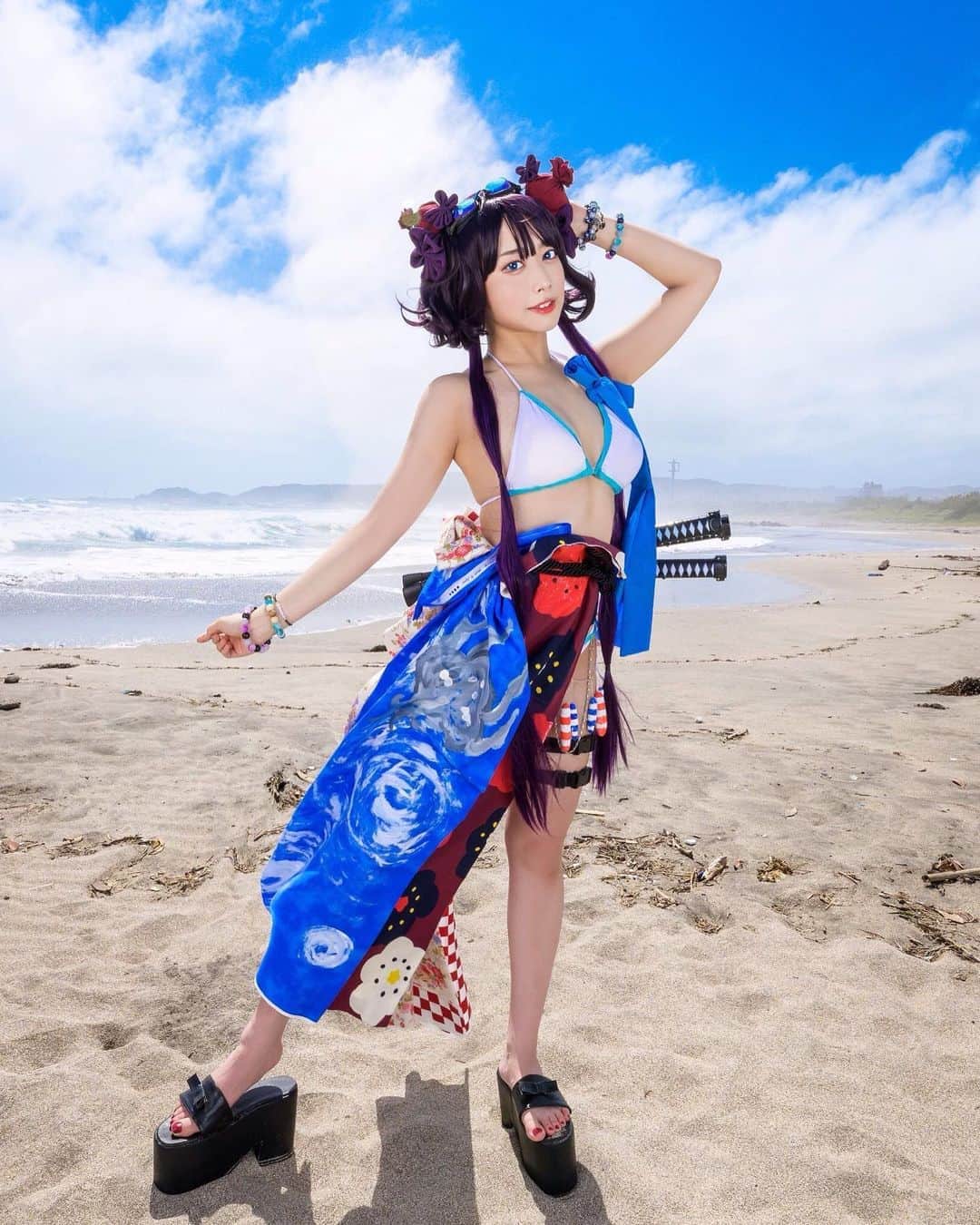 西井綾音のインスタグラム：「. . Fate / Grand Order  水着剣豪七色勝負 🐙 葛飾北斎 🐙 . . 「ヨウ、ますたあ！ お初にお目にかかるかい？」 . . . . Please follow me 💓💓 . . . . . . . . . #西井綾音 #葛飾北斎 #fategrandorder #コスプレ #コスプレイヤー  #水着 #アニメ好きな人と繋がりたい #fgoコスプレ #FGO #katsushikahokusai #fgocosplay  #cosplay  #cosplaygirl #cosplayer  #pokemon #idol #animecosplay #kawaii #kawaiigirl  #coser #japanesegirl #model #anime  #lfl #likeforfollow #l4l #角色扮演  #粉我 #动漫 #코스프레」