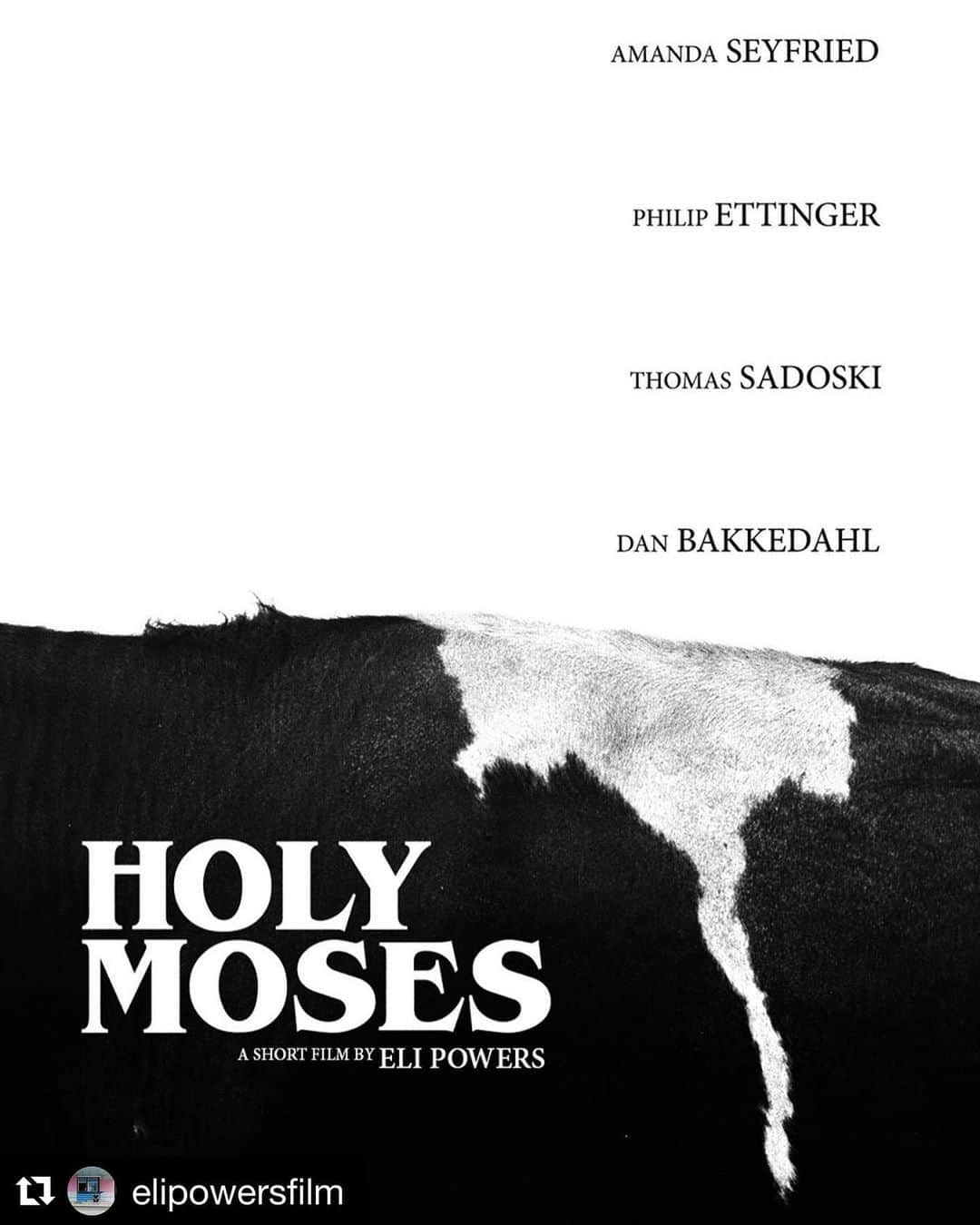 アマンダ・サイフリッドさんのインスタグラム写真 - (アマンダ・サイフリッドInstagram)「It’s HERE ❄️🐄 #Repost @elipowersfilm ・・・ HOLY MOSES IS LIVE ON SHORT OF THE WEEK DOT COM GO WATCH IT LINK IN MY BIO IT HAS BEEN A LONG ROAD AND THE ROAD NEVER ENDS」9月16日 23時55分 - mingey