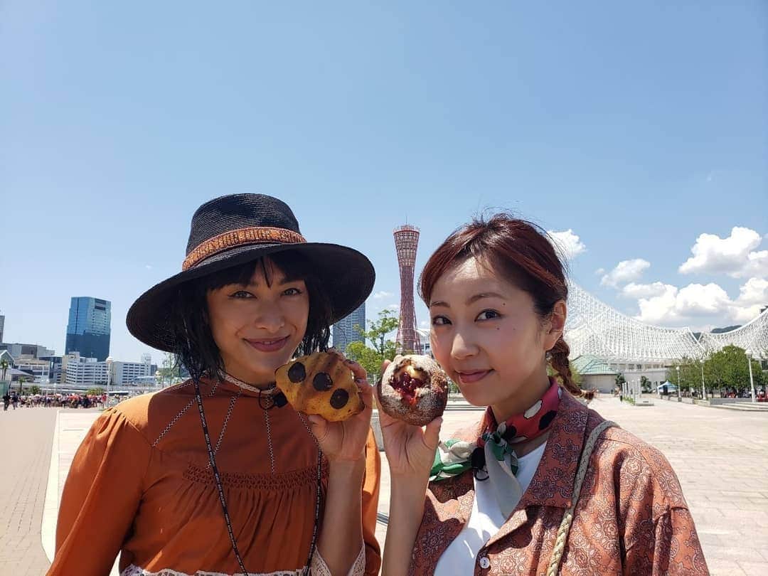 山田優さんのインスタグラム写真 - (山田優Instagram)「木南ちゃんのパン旅に呼んで頂きました‼️ 大好きな木南ちゃんとのパン旅 楽しすぎて、笑いすぎた❗w そして、美味しすぎました‼️ 木南ちゃん♡ ありがとう‼️ @kinamitopan  BSプレミアム パン旅。「神戸・パン激戦区は個性で勝負！」19:00～19:30 https://www4.nhk.or.jp/P3942/x/2019-09-17/10/27363/1623652/」9月16日 23時56分 - yu_yamada_