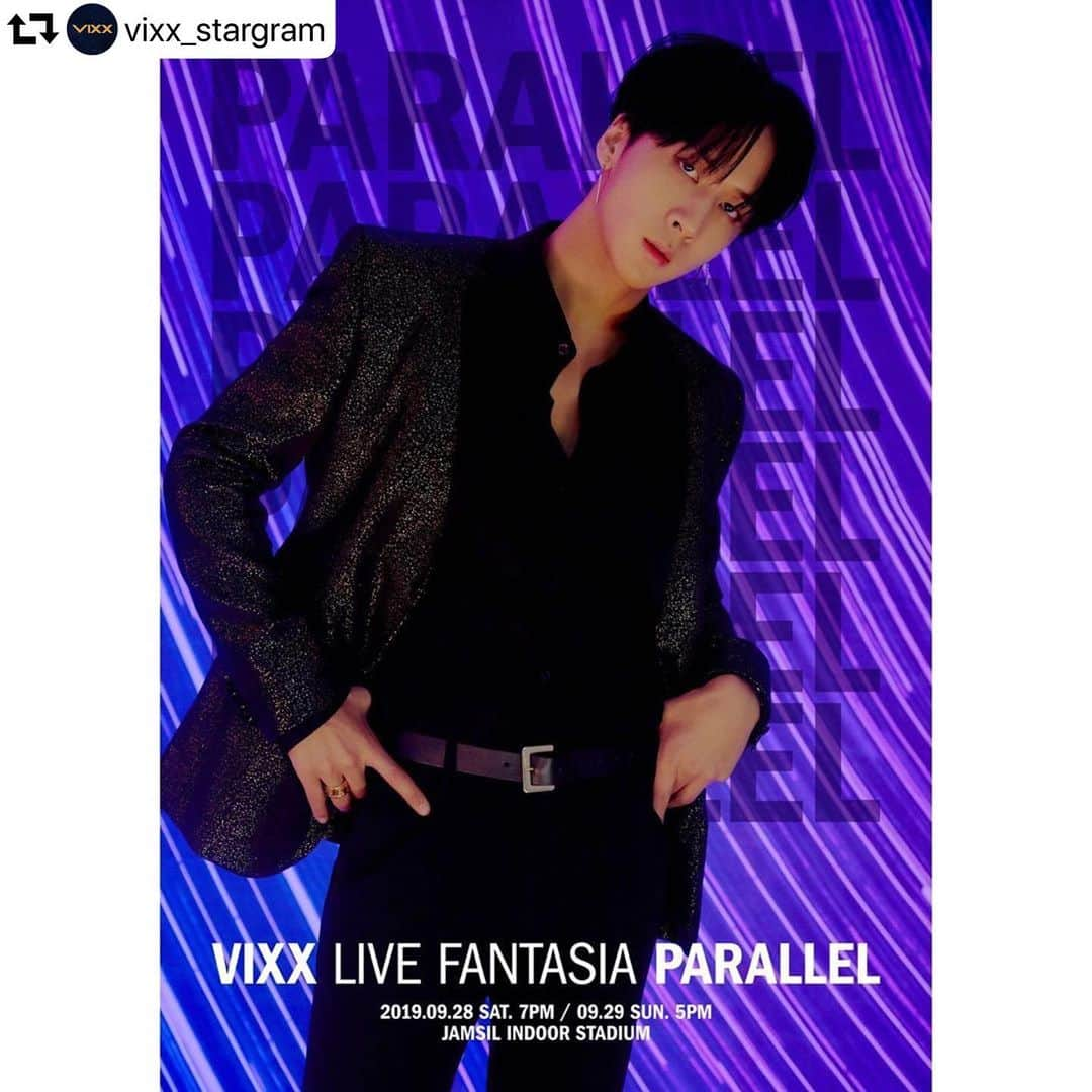 Jellyfish Entertainmentさんのインスタグラム写真 - (Jellyfish EntertainmentInstagram)「#repost @vixx_stargram ・・・ . VIXX LIVE FANTASIA [PARALLEL] . #RAVI #라비 . 2019. 09. 28 7PM (KST) 2019. 09. 29 5PM (KST) . @ JAMSIL INDOOR STADIUM . #VIXX #빅스 #PARALLEL」9月17日 0時10分 - jellyfish_stagram