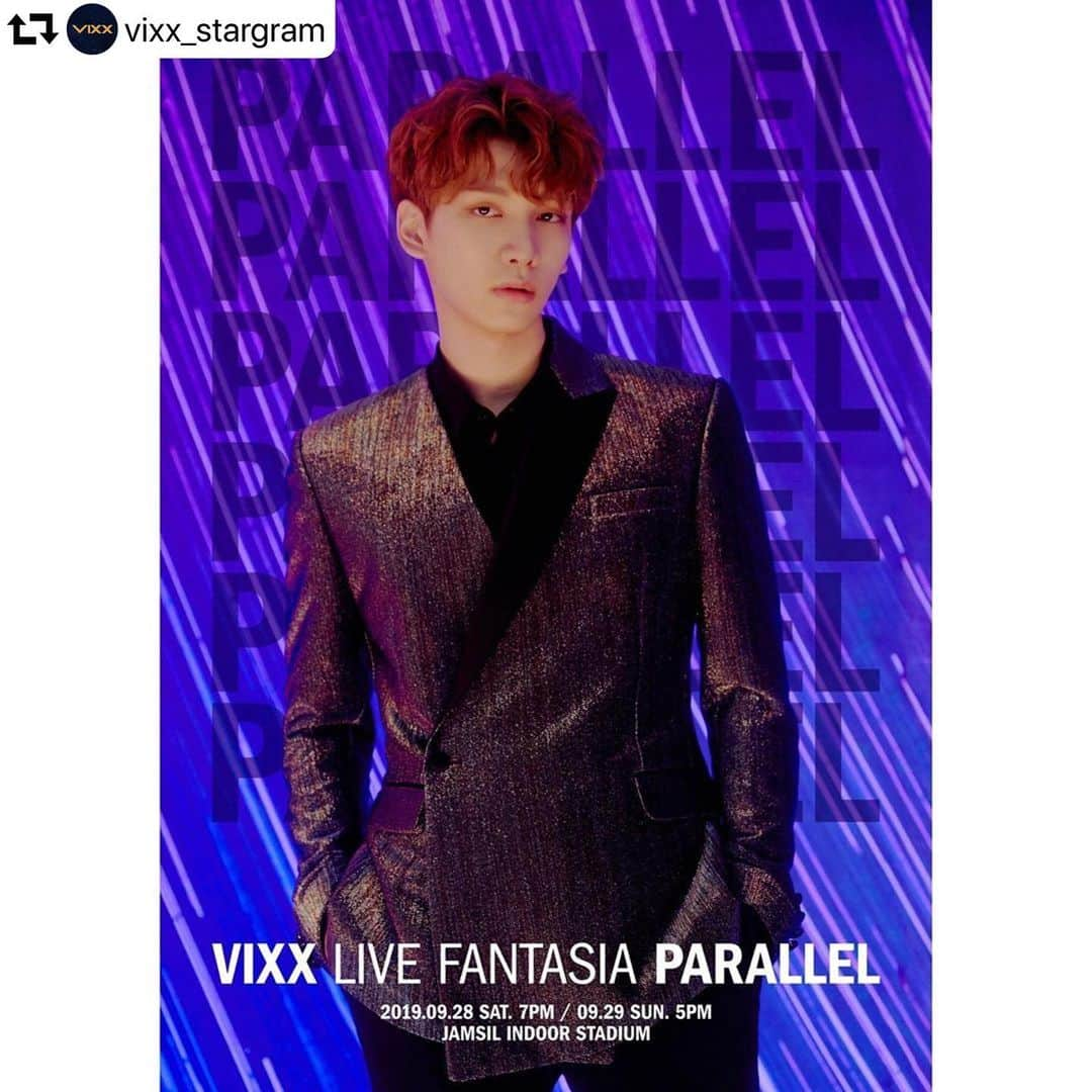 Jellyfish Entertainmentさんのインスタグラム写真 - (Jellyfish EntertainmentInstagram)「#repost @vixx_stargram ・・・ . VIXX LIVE FANTASIA [PARALLEL] . #HYUK #혁 . 2019. 09. 28 7PM (KST) 2019. 09. 29 5PM (KST) . @ JAMSIL INDOOR STADIUM . #VIXX #빅스 #PARALLEL」9月17日 0時20分 - jellyfish_stagram