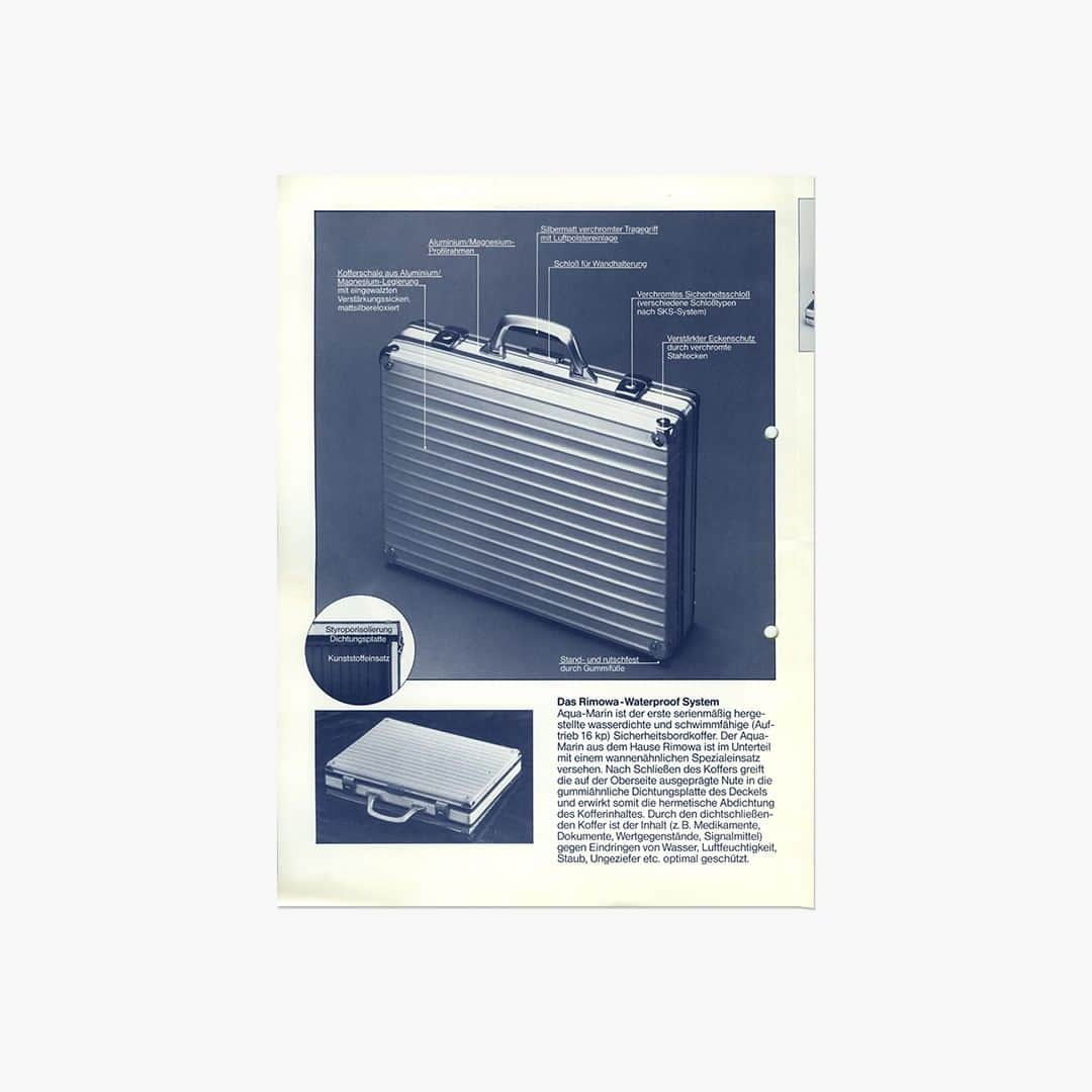 リモワさんのインスタグラム写真 - (リモワInstagram)「The RIMOWA Attaché from the pages a catalog from the RIMOWA Archive in Cologne.  #RIMOWA #RIMOWAarchive」9月17日 1時00分 - rimowa