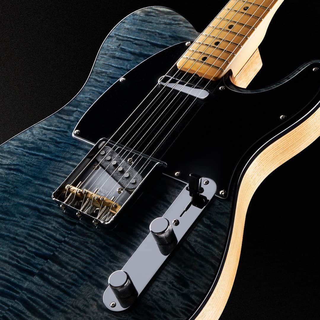 Fender Guitarさんのインスタグラム写真 - (Fender GuitarInstagram)「The Rarities Quilt Maple Top Telecaster features a two-piece ash body with a highly-figured, black-bound, quilt maple top in a transparent Blue Cloud finish. Its sound matches its style with a Pure Vintage ’64 Tele single-coil bridge pickup & Custom Shop ’51 Nocaster neck pickup for a sweet, classic tone. Hear it in action via link in bio!」9月17日 1時16分 - fender