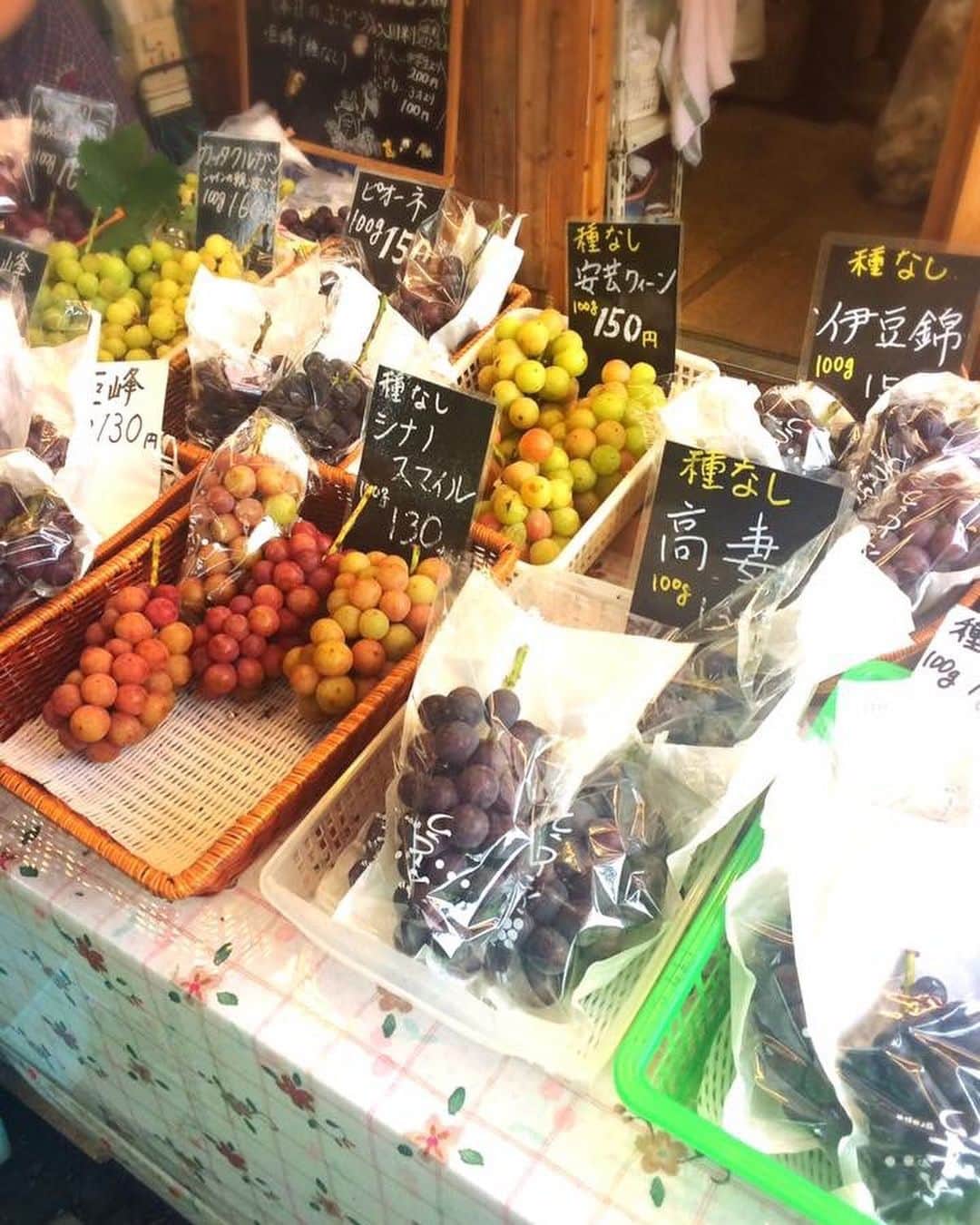 道岡桃子さんのインスタグラム写真 - (道岡桃子Instagram)「なんと贅沢な…🌰🌰❣️ . 栗拾い＆ぶどう狩りの季節です🍇 . こちらは埼玉県所沢市にある田中ぶどう園さん。おいしい葡萄を求め、県外からも多くのお客様がいらっしゃいます。ぶどうと栗が同時に収穫できるスペシャルな園です。 . かわいいお客さまも👶 初めて見る栗にびっクリ👀‼️ . おすすめです✌️✌️ . #秋の味覚 #栗 #秋 #栗拾い #ぶどう #ぶどう狩り #maron #fruit #栗ごはん #ももくり #おでかけスポット #田中ぶどう園 #saitama #tokorozawa #instagood #grape #autumn #baby」9月17日 8時02分 - momoko_ana