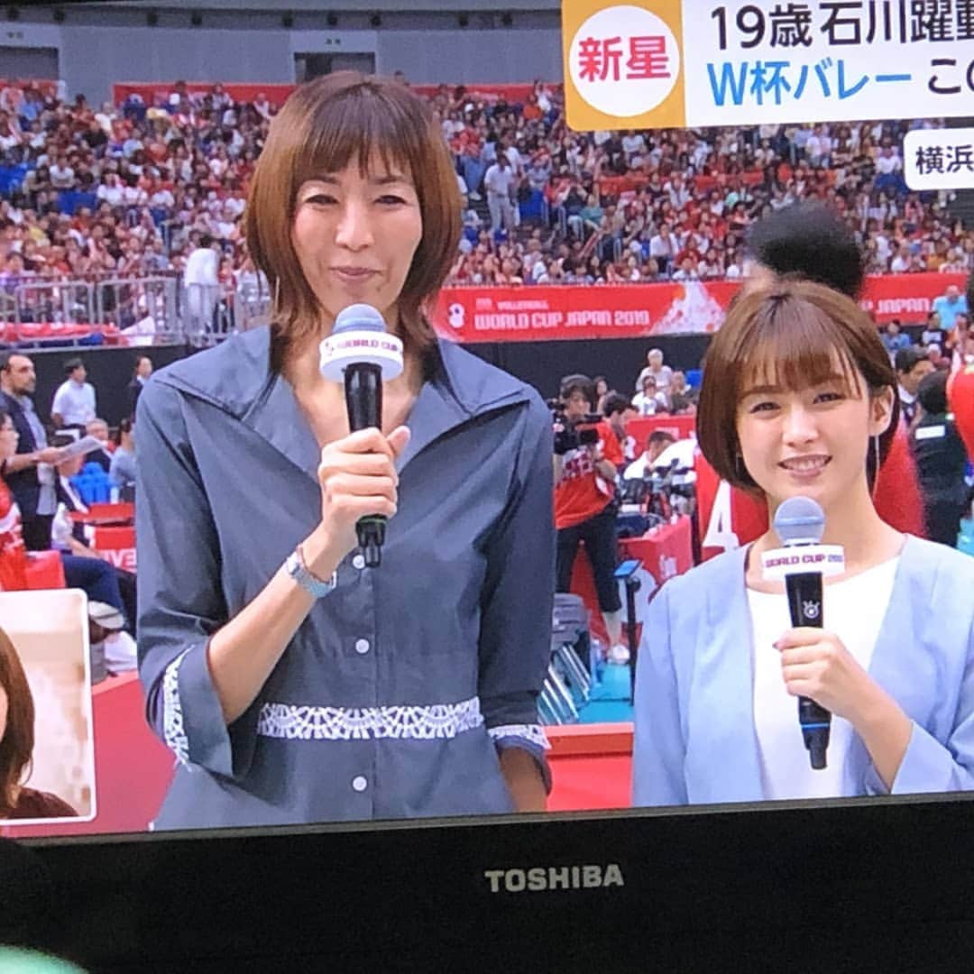大林素子さんのインスタグラム写真 - (大林素子Instagram)「ワールドカップバレー熱戦中」9月17日 9時53分 - m.oobayashi