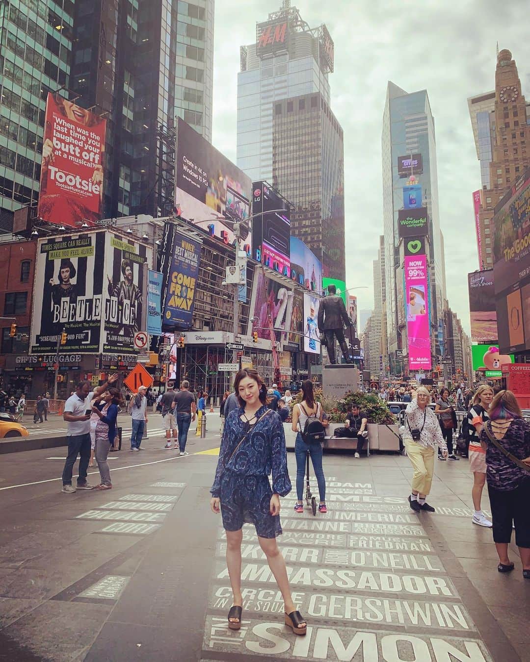 木原万莉子さんのインスタグラム写真 - (木原万莉子Instagram)「Hi, NYC again😉 #nyc#twiceayear」9月17日 21時58分 - mariko94skater