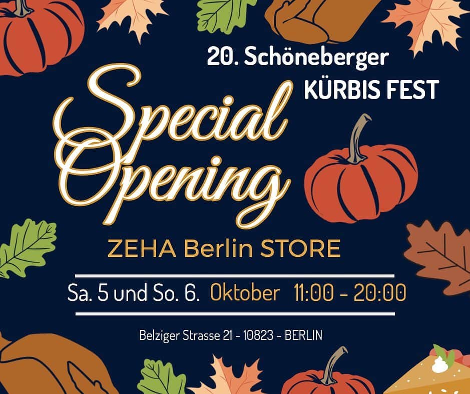 ツェハさんのインスタグラム写真 - (ツェハInstagram)「Special Opening! Save the date! #zeha #berlin #zehastore #schöneberg #shoppinginberlin #berlinweekend #sneakers #Schuhe #socken #sonntaginberlin #sonntagshopping #shoplocal」9月17日 22時33分 - zehaberlin