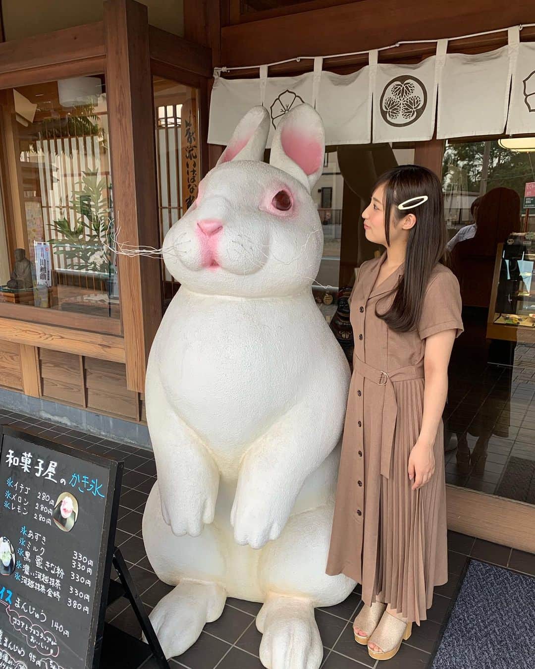 栄川乃亜さんのインスタグラム写真 - (栄川乃亜Instagram)「・ ・ ・ 「ねぇねぇ私の方が身長高い？」 ・ 「ほら！私の勝ち！」 ・ 「え！？耳も身長に入るの！？」 ・ 「それはずるいよ〜耳は入れないでよ〜」 ・ ・ #うさぎさん #と #背比べ #どうしても #勝ちたい #4枚 #4行 #物語」9月17日 15時14分 - noa_eikawa