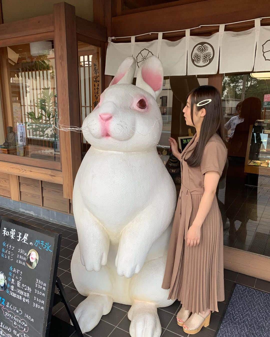 栄川乃亜さんのインスタグラム写真 - (栄川乃亜Instagram)「・ ・ ・ 「ねぇねぇ私の方が身長高い？」 ・ 「ほら！私の勝ち！」 ・ 「え！？耳も身長に入るの！？」 ・ 「それはずるいよ〜耳は入れないでよ〜」 ・ ・ #うさぎさん #と #背比べ #どうしても #勝ちたい #4枚 #4行 #物語」9月17日 15時14分 - noa_eikawa