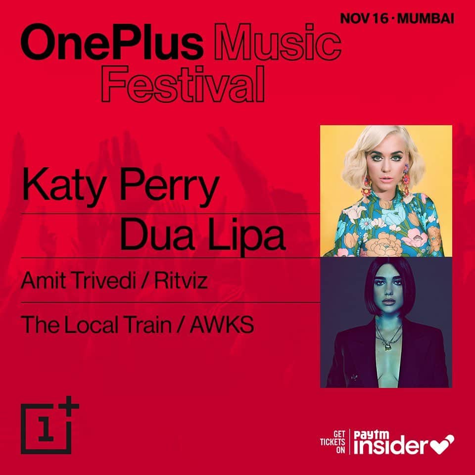 ケイティ・ペリーさんのインスタグラム写真 - (ケイティ・ペリーInstagram)「The line-up is complete! My friend @dualipa, @ameet_trivedi, @vizdumb, @thelocaltrain, and @aswekeepsearching will be joining me at the OnePlus Music Festival in Mumbai on November 16 💫 Get your 🎟 RIGHT NOW! Link in Stories!」9月17日 15時39分 - katyperry