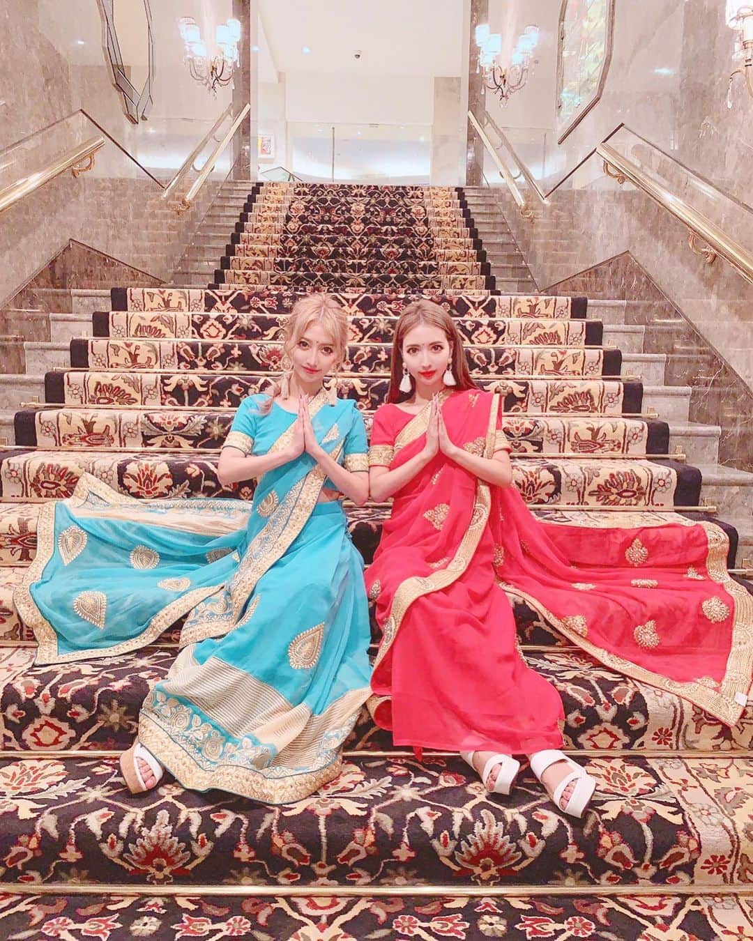 吉川ちえさんのインスタグラム写真 - (吉川ちえInstagram)「アラジンごっこ🧞‍♂️💕 宿泊してるホテル【tajpalace】の階段がめっちゃ可愛くて🥺❤️ 映えスポットがたくさんあって嬉しい👼❣️ . #インド #🇮🇳 #インド旅行 #デリー #タージパレス #tajpalace」9月17日 16時17分 - yoshikawachie_16