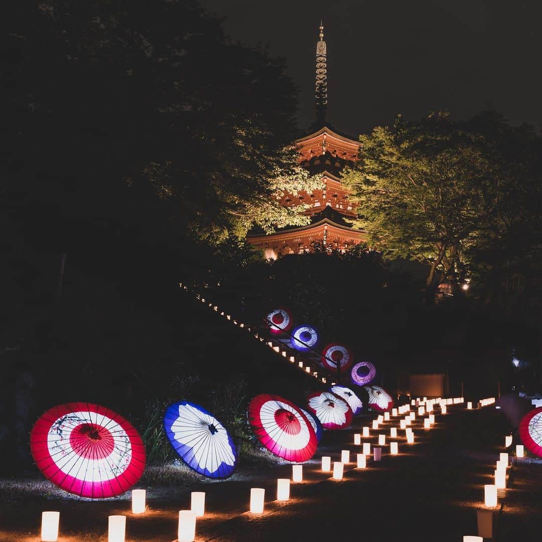 関西電力株式会社さんのインスタグラム写真 - (関西電力株式会社Instagram)「奈良県・明日香村で毎年開催される、村全体が光に包まれる「飛鳥光の回廊」。 ろうそくの優しい灯りに包まれた古都を見ることができる、年に一度のイベントです。 飛鳥寺・岡寺・石舞台古墳などがライトアップされる姿は、昼に見る姿とは異なる幻想的なもの。美しいイルミネーションに彩られた飛鳥の夜を、秋風とともにお楽しみください。 ※写真は2017年に撮影したものです --------------- ■イベント情報 「飛鳥光の回廊・彼岸花祭り～こころに咲く花 灯る華～」 日時：2019年9月21日(土)・22日(日)  飛鳥光の回廊は、18時点灯～21時までの開催  彼岸花祭りは10時～16時までの開催 .イベント詳細はHPでご確認ください。 . ■アクセス 近鉄「飛鳥駅」「橿原神宮駅」からシャトルバスのご利用がおすすめです。 . ---------------. . #ライトアップ #japan_night_view #夜景 #和傘 #明かり#nara #奈良 #わたしは奈良派 #飛鳥光の回廊 #岡寺 #明日香村 #絶景 #love_bestjapan #unknownjapan #loves_united_japan #カメラのある生活 #日本の風景 #ダレカニミセタイケシキ #bestphoto_japan #art_of_japan_ #貴重な体験 #景色最高 #tripgramjp #写真は心のシャッター#その旅に物語を#best_moments_shots #日帰り旅行 #お写んぽ#お写ん歩 #インスタスポット」9月17日 17時03分 - kanden.jp