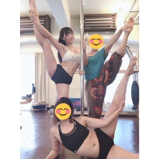 みねりお(旧：柴咲 凛)さんのインスタグラム写真 - (みねりお(旧：柴咲 凛)Instagram)「大親友ﾁｬﾝとポールダンス❣️@セミプライベートレッスン🐈🎶 #セミプライベートレッスン #レッスン #大親友 #ストレッチ #関西 #みねりお #みねパイ #峰不二子 #リアル峰不二子 #撮影会 #グラビア #グラビアアイドル #グラドル自画撮り部 #インスタグラビア #カメラ #ポートレート #わっしょい ⁦‪#Jカップ‬⁩ ⁦#わがままボディ‬ #おっぱい #巨乳 #sexy #筋肉女子 #筋トレ女子 #柔軟 #猫好き #ポールダンス #ポールダンス女子 #１ミリでもいいなと思ったらいいね」9月17日 17時11分 - mine_rio