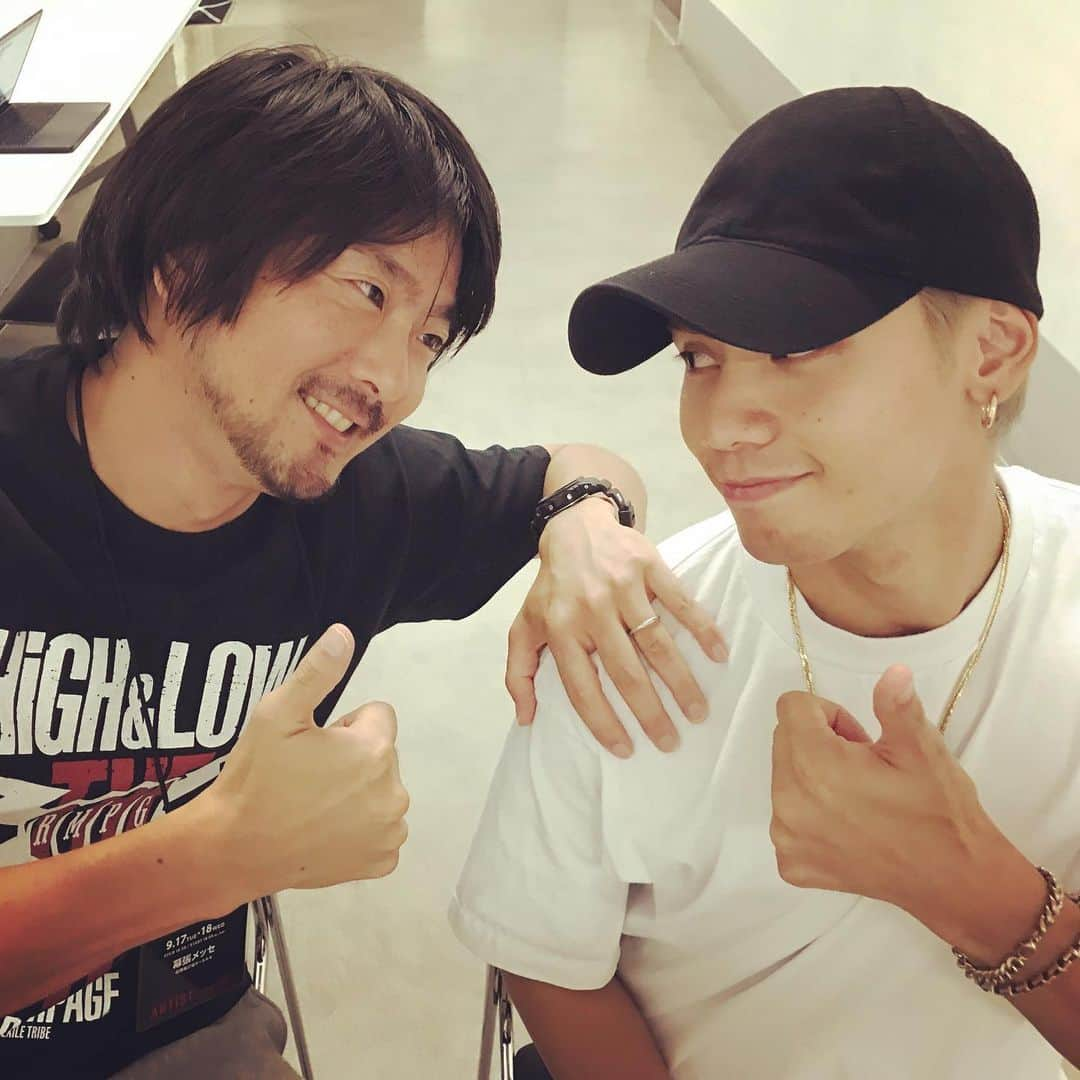 平沼紀久さんのインスタグラム写真 - (平沼紀久Instagram)「ノリさん、ノリさん‼️ どうした⁉️神健、健二郎情報か⁉️ もうすぐ、HiGH&LOW THE WORST 完成披露試写会&PREMIUM LIVE SHOW始まりますね‼️ おお、そうだね😙  #楽しんでください #健二郎をさがせ」9月17日 17時48分 - norihisahiranuma