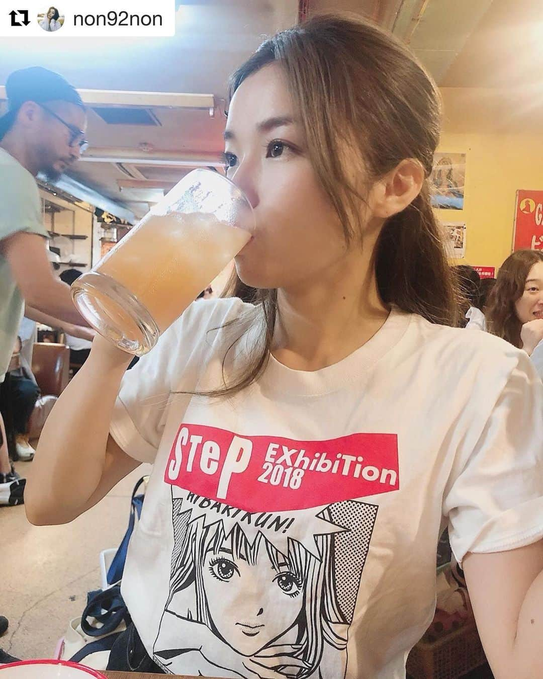 江口寿史さんのインスタグラム写真 - (江口寿史Instagram)「あはは！このＴシャツ着てると必ず目があってくる人がいるみたいね。  #Repost @non92non with @get_repost ・・・ 🍻 .違うんだ、 誤解させたのは 確かにこのTシャツ着て高円寺で飲んでたせいだけど、  銀杏じゃなくて 江口さんのファンなの、私。  @egutihisasi  #江口寿史  #ストップひばりくん  #銀杏boyz  #高円寺 #グアバサワー」9月17日 19時44分 - egutihisasi