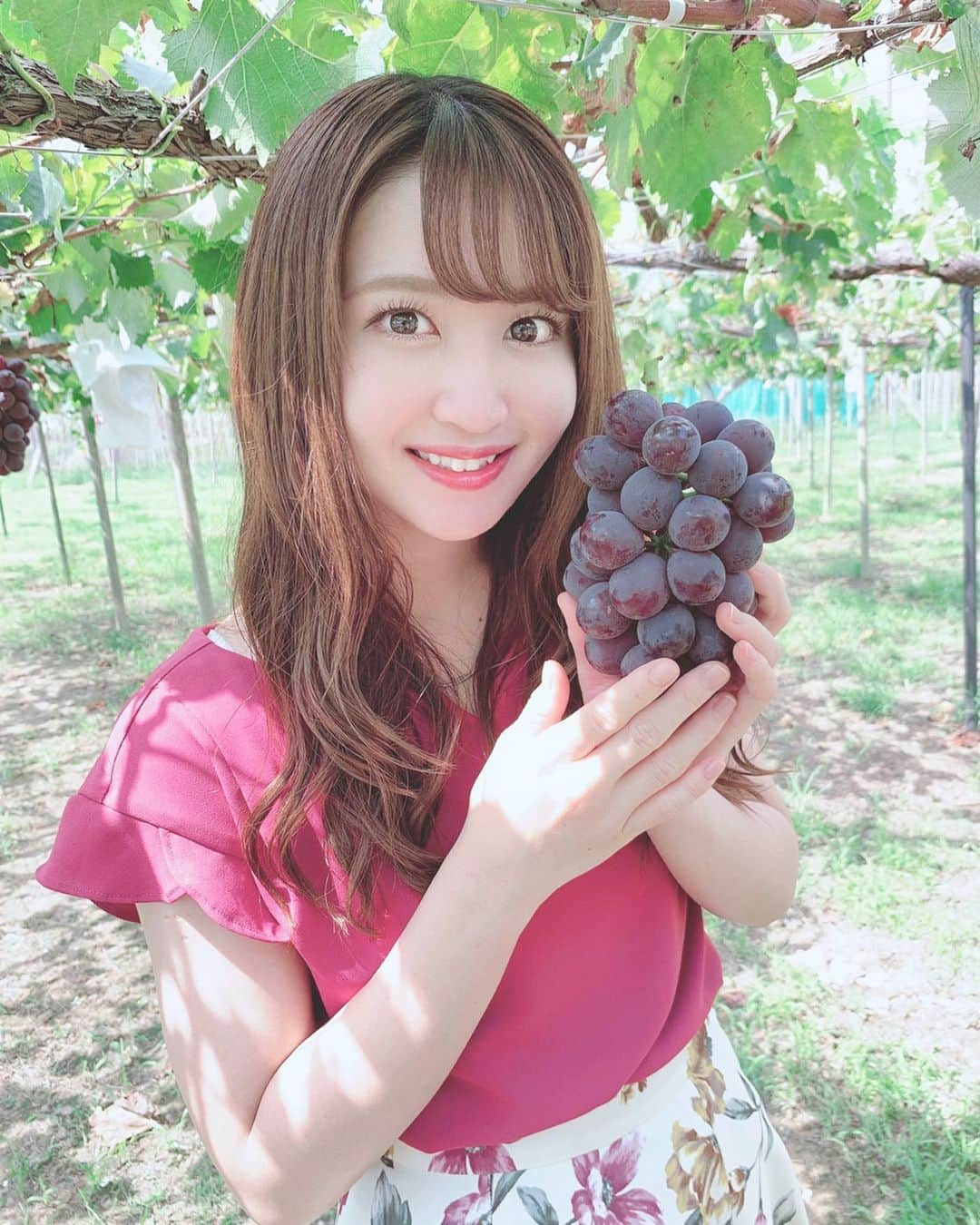 沢井里奈さんのインスタグラム写真 - (沢井里奈Instagram)「♡ . ぶどうは巨峰が一番好き🍇💕💕 . ぶどう狩りの時から めちゃめちゃいい匂いだた🥺❤️ . #grape #ootd #coordinate #fashion #instafashion #instagood #instagramjapan #japanesegirl #girls #팔로우 #코디 #오오티디 #ぶどう狩り #ぶどう #ぶどう園 #大府 #私服 #さわーおでかけ #沢井里奈」9月17日 20時02分 - sawairina