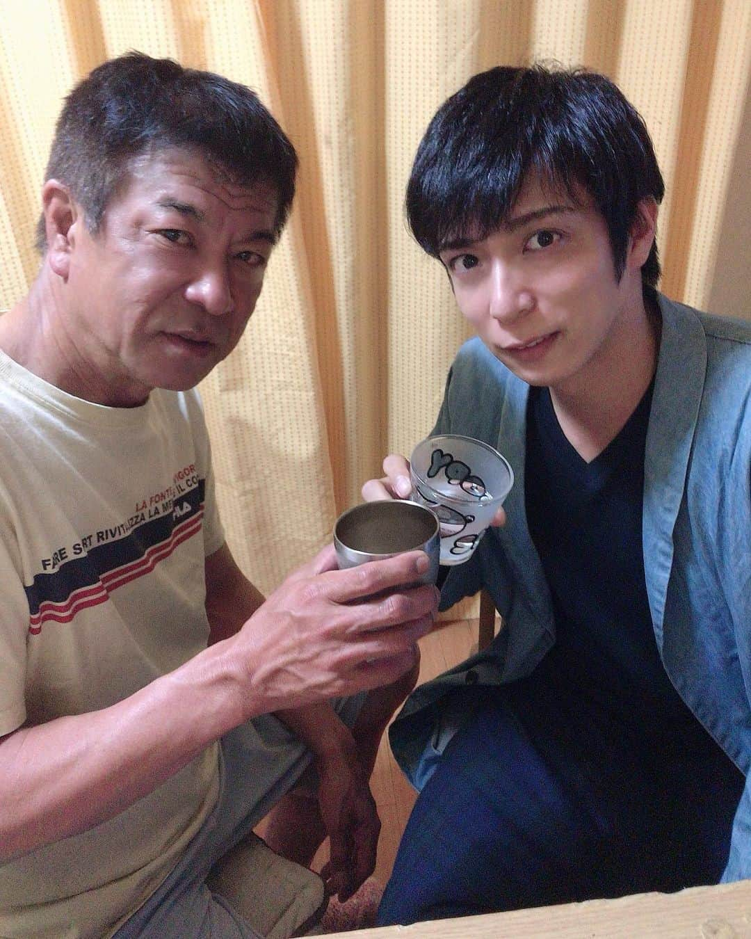 武田知大さんのインスタグラム写真 - (武田知大Instagram)「誕生日は酔っ払いのおじさんと #おやじ #ありがと」9月17日 21時35分 - tomohir0917