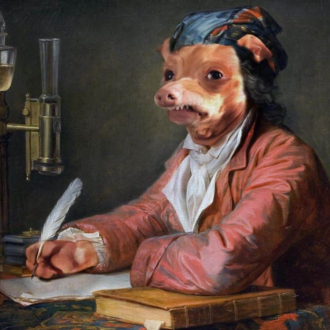 Tuna {breed:chiweenie} さんのインスタグラム写真 - (Tuna {breed:chiweenie} Instagram)「Inspired by our recent outdoor visit to Musée de Louvre, I decided to post some classic #tunainterpretations masterpieces for #tunartuesdays since dogs (and probably babies for that matter) aren’t allowed in the museum. Recreated by the wildly talented @artjamiemorris, @barkistry, @muttsterpieces, another by @artjamiemorris, and the last one is an actual sculpture (not of Tuna but of his doppelgänger) at le Louvre, spotted by @jendale_ Show these accounts some ❤️. They’re amazing!」9月18日 7時47分 - tunameltsmyheart