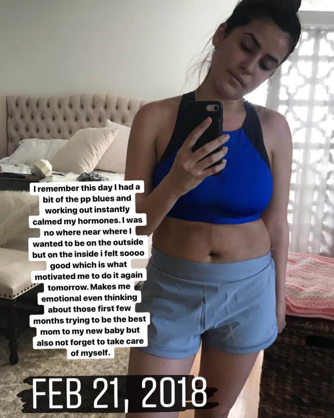 Sazan Hendrixさんのインスタグラム写真 - (Sazan HendrixInstagram)「Thank you for all the love I got on my transformation journey I shared on Stories last night. Swipe to see the journey 💫 I wanted to share it to inspire anyone out there who’s on their own personal growth journey. Fitness has fueled my mind, body and spirit in so many ways. It’s something I’ve grown to love, when for many years I used to see it as a chore and something I did not find joy in. It’s incredible what can happen when you 1.)find a program you like & 2.)stay consistent. After I had Teeny, I appreciated my body in a way I can’t even put into words 😭 I felt like it was my responsibility to take the best care of my body after everything it did to bring my favorite little human into this world ✨ I spent too many years in the mirror criticizing myself instead of being kind to myself. My pregnancy healed me of that. God healed me of that. Pregnancy showed me the beautiful phases of the transformation process. As I was growing a child inside me, I was also learning how to surrender. Letting go, trusting the process and finally respecting my body. From that point on I made it my mission to never negatively criticize my body. I tuned out voices that said, “say bye-bye to your body after you have a baby!” Like what does that even mean? I wasn’t going to quit on myself. I was going to keep working hard, setting healthy goals for myself and keep fueling my body in the best way possible. And now almost 2 years post-baby... Boy does it feel good to be the strongest I’ve ever been!!! 💪🏼 I hope these photos inspire you to see that anything you put your mind to is possible. My passion for fitness goes beyond the transformation results. It’s become a huge part of my daily routine to jumpstart my day and push me to reach new and exciting heights. 🙏🏽✨ #myfitnessjourney」9月18日 7時58分 - sazan