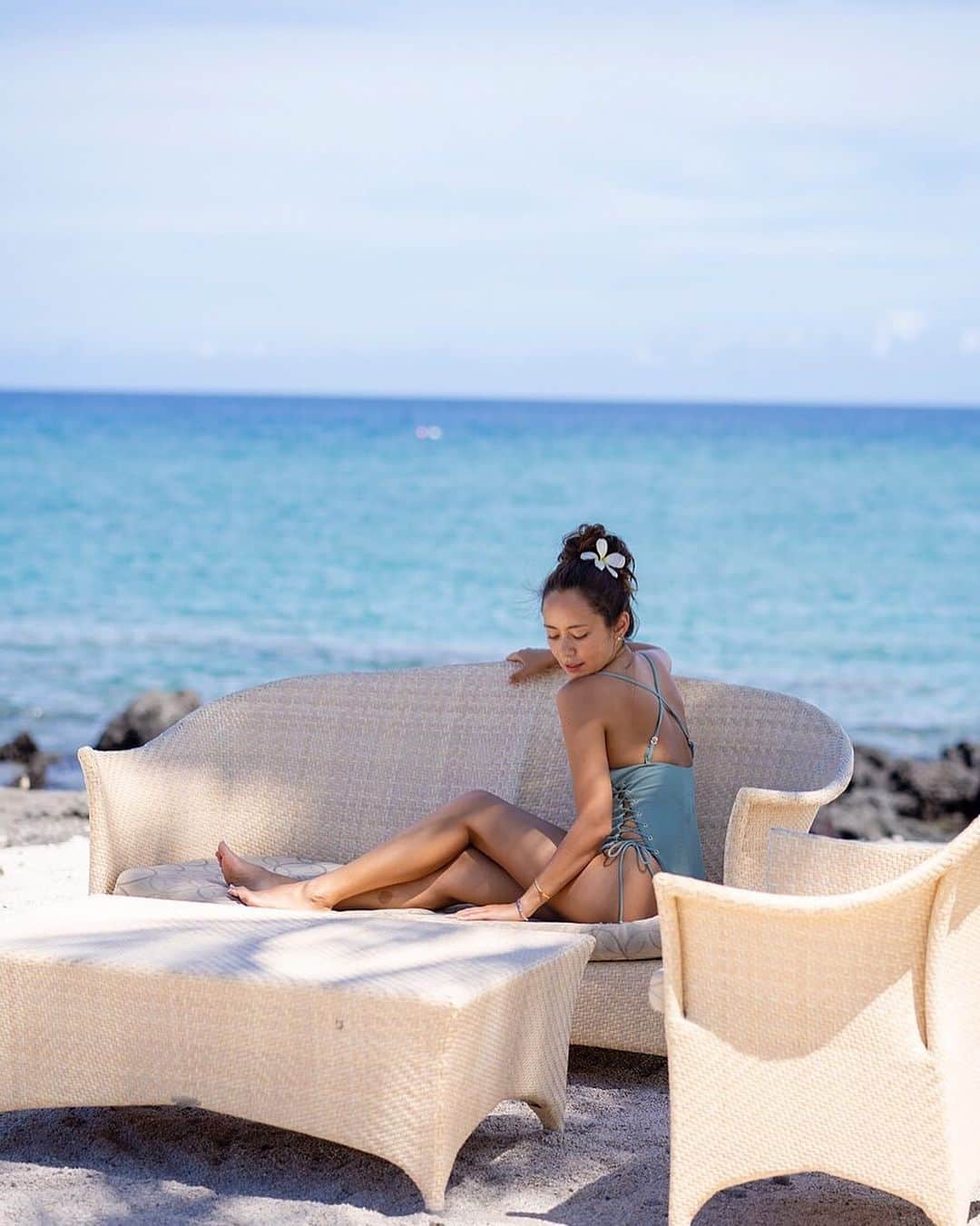 のインスタグラム：「🌊 . . . . . #sopeaceful #lspace #bikini #beachday #beachfashion #hawaii」
