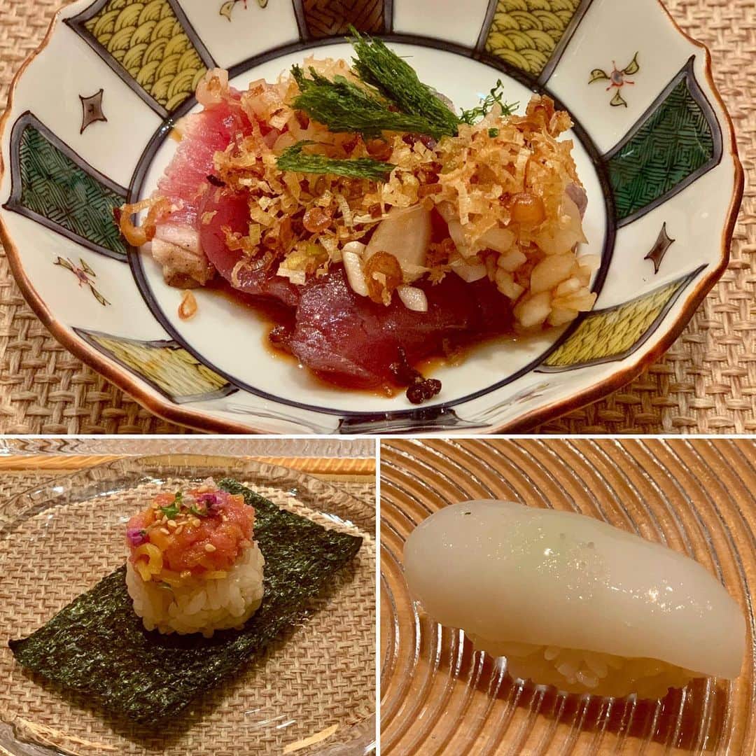多村仁志さんのインスタグラム写真 - (多村仁志Instagram)「#🍣 #寿司 #SUSHI ・ 久しぶりに美味しいお寿司を頂きました😋 ・ どれも美味しかったですが、〆の玉子焼きはビックリ‼️ ・ 超レアと超超レアの玉子焼きで口の中に入れた瞬間にとろけ、味も玉子焼きというか濃厚なシュークリームを食べているようで美味し過ぎて御代わりしてしまいました😍 ・ この近辺には食事に来る事があまりなかったのですが良いお店を紹介して頂きました。 (*´︶`*)♡」9月17日 23時46分 - hit_tamu