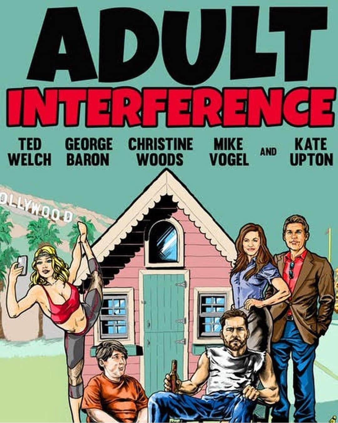 クリスティン・ウッズのインスタグラム：「ADULT INTERFERENCE out today on iTunes!!!! This is such a special project that I am so so proud of directed by my friends @blackski21 and @jacqsified staring my other friends @thetedwelch and @george._.bd and @realmikevogel (among others!) Don’t miss out. This was summer camp fun. ❤️❤️❤️❤️❤️❤️❤️❤️❤️❤️❤️❤️❤️」