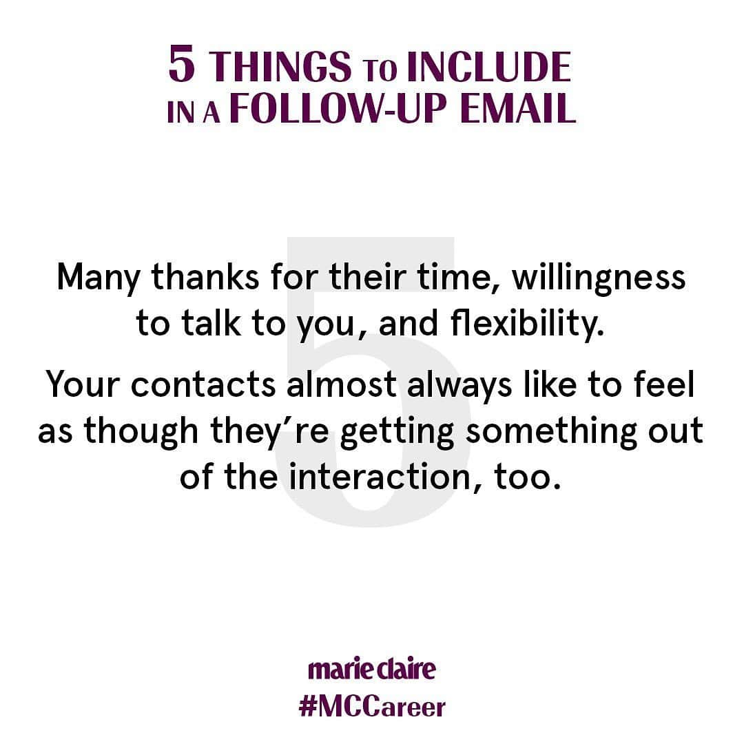 マリクレールさんのインスタグラム写真 - (マリクレールInstagram)「You finally made it to a networking HH, gained 20 new IG followers and have a ton of career inspiration, now what? Tap the link for 8 ways to make the most of your networking starting with how and when to send a follow-up email.」9月18日 0時51分 - marieclairemag