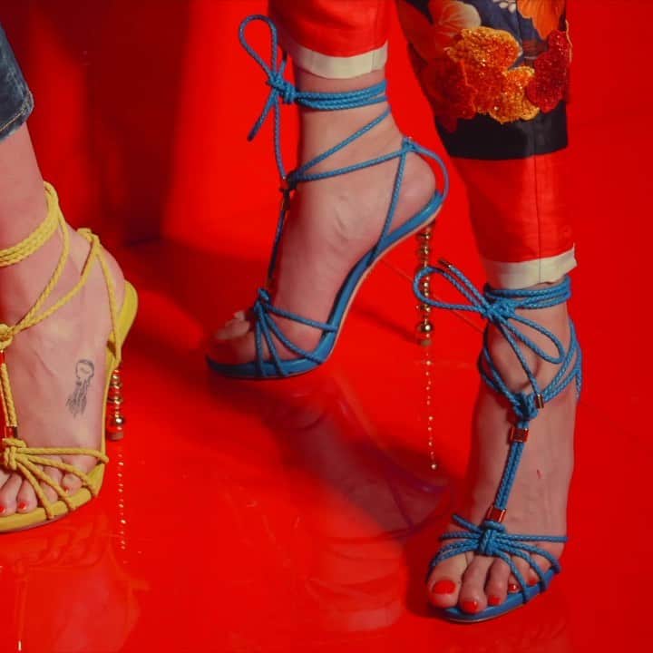 のインスタグラム：「#Dsquared2SS20 collection is a manifestation of pop culture at the crossroads of Shanghai’s neon lights and Hollywood’s big screen action movies #RED2」
