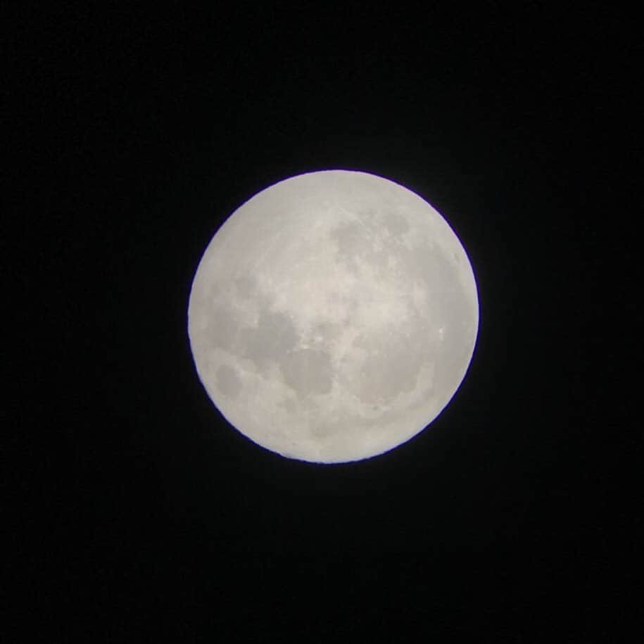 のインスタグラム：「宇宙イベント⑥ 🌕 2019.09.14の満月。 #満月 #宇宙イベント #宇宙キャスター」