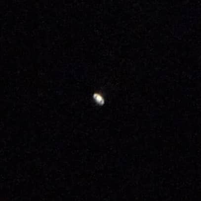 のインスタグラム：「宇宙イベント⑦ 🔭 2019.09.14の土星。 輪っか、わかるかな？💫 #土星 #宇宙イベント #宇宙キャスター」