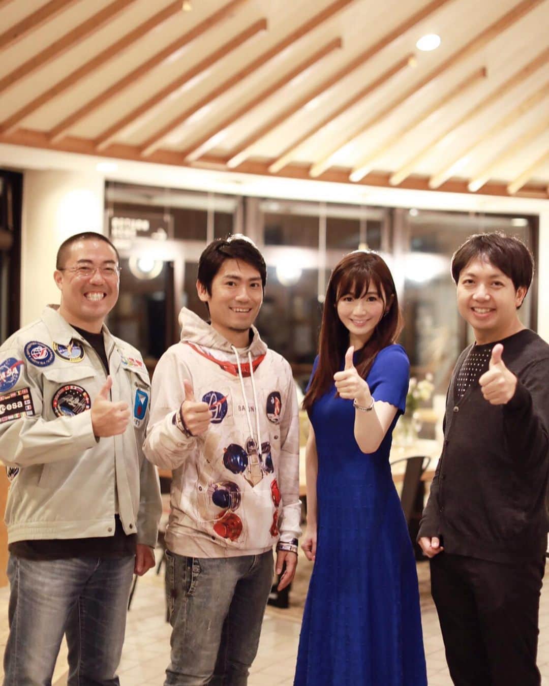 のインスタグラム：「宇宙イベント⑨ 『COSMIC NIGHT in 原村』 宇宙と星の最新事情を知るトークセッション 〜宇宙から考える私達の未来〜 の続き...登壇者メンバー❗️ . ★JAXA菊池さんは、今、民間企業との架け橋的な存在「J-SPARCプロデューサー」として奮闘されています。 ★(株)ユーグレナ研究開発担当執行役員の鈴木さんは、ミドリムシは世界を救う！と、ミドリムシの可能性を追求されています。 ★宇宙飛行士の訓練を担当されていた、GITAI 田口さんは、現在は宇宙で活躍するロボット開発をされています。 . 私は、こんな風に宇宙に向けて頑張っている、全ての宇宙ビジネスに携わる方を応援したいという気持ちで活動を始めました❗️ . まだまだ宇宙ビジネス分野は開発途中のものが多く、注目されにくいという実情があります。 資金が集まらず、研究や開発が進められない...という事もあります... . この問題を解決する為には💡 メディア側から、宇宙の面白さや宇宙ビジネスをご紹介して、 1人でも多くの方に興味を持って頂く切っ掛けを作る事が必要なのではないか✨と思うのです。 . 日本中の皆さんが注目して下されば、日本の宇宙ビジネスが盛り上がり、宇宙開発が加速すると考えています💫 学生のなりたい職業NO.1『宇宙ビジネス』にするのが目標です⭐️ #cosmicnight #宇宙イベント #満月 #中秋の名月 #長野県 #原村 #八ヶ岳 #八ヶ岳自然文化園  #天体観測 #観望会  #JAXA #gitai #ユーグレナ #ミドリムシ #宇宙飛行士 #宇宙キャスター」