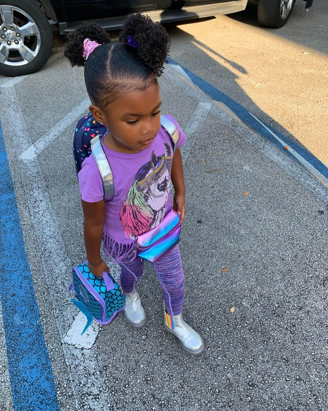 イマン・シャンパートさんのインスタグラム写真 - (イマン・シャンパートInstagram)「JUNIE takes her first day to SCHOOL! 😍😍😍😍😍😍😍😍😍」9月18日 2時55分 - imanshumpert