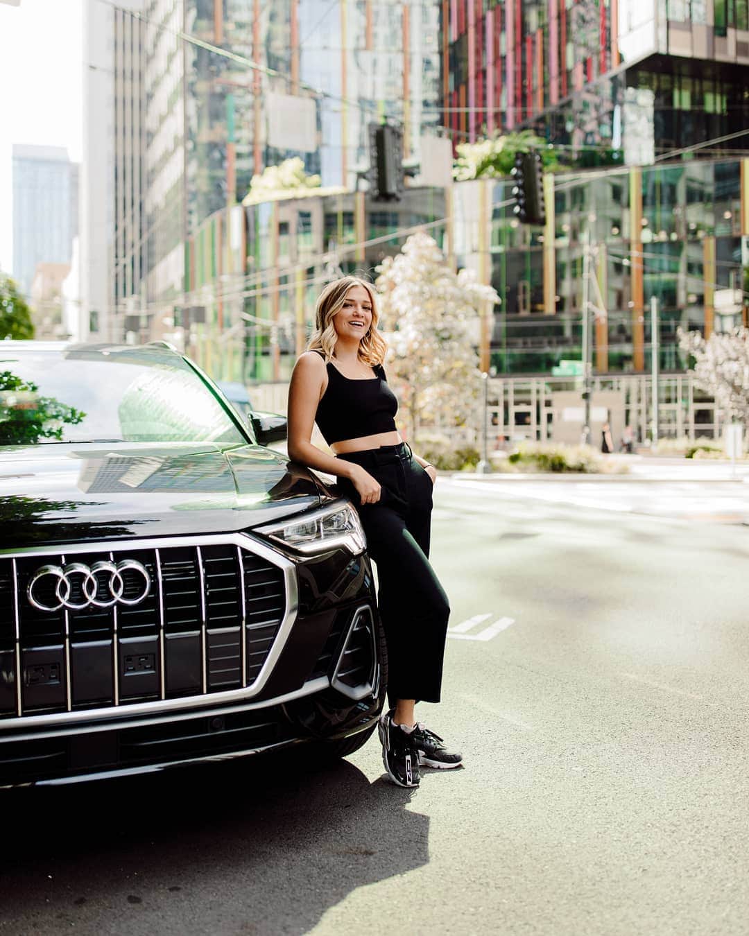 Monica Churchさんのインスタグラム写真 - (Monica ChurchInstagram)「The headlights of an @audi were the first thing that attracted me to the brand. When they came out with LED's in 2008, it was like nothing I'd ever seen before (and my 13 year old self dreamed of having it one day!). Now as an #AudiPartner and having owned an #AudiA4 for 3 years, and now an #AudiQ3, I have fallen in love with the truly premium driving experience it has given me as well. Not only is it stylish, but also safe, comfortable, and powerful. The new Audi Q3 feels extraordinarily luxurious, at an entry level price point. To learn more you can head to the link in my bio. Thanks again to @audi for having me this week at the PROOF culinary experience, and for being an incredible brand that will always #DriveProgress. #ThatQ3Life」9月18日 4時37分 - monicachurch