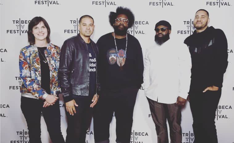 クエストラブさんのインスタグラム写真 - (クエストラブInstagram)「The @songsthatshook team @angieangieday @_one9_ @erikgparker @blackthought & myself at the @queenlatifah’s #LadiesFirst screening. Make sure you spread the word please about Oct 13th on @amc_tv right after @amcthewalkingdead midnight.」9月18日 5時22分 - questlove