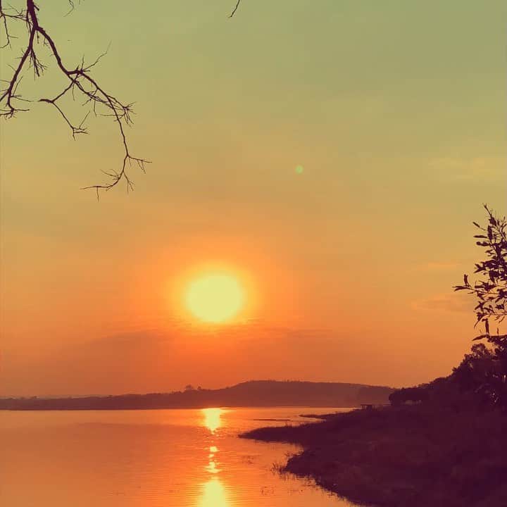のインスタグラム：「🌞👋🏽」