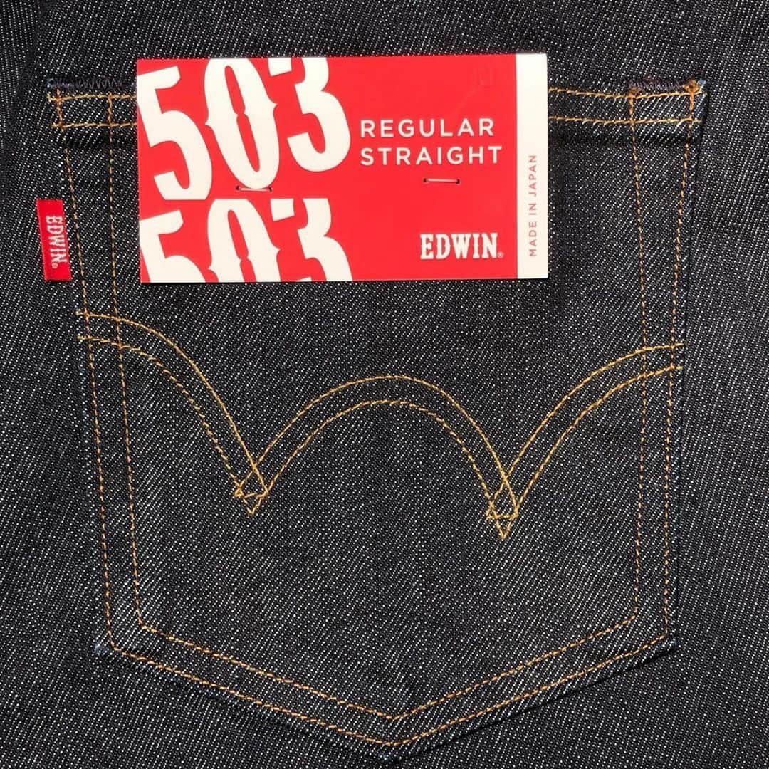 のインスタグラム：「先行発売 @edwin_tokyo_harajuku ・・・ 【Are you wearing the 503?】 #edwin503 #edwin_japan」